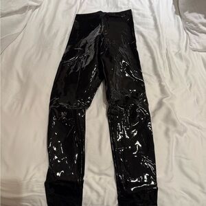 Commando Black Glossy Leggings